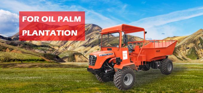 Думпер трактора ФВД /RWD/4WD мини на в плантация масличной пальмы полезная нагрузка 2 тонн 6
